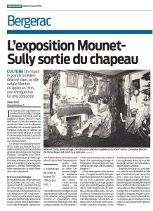 Bergerac : l'exposition Mounet-Sully sortie du chapeau © Sudouest 2016